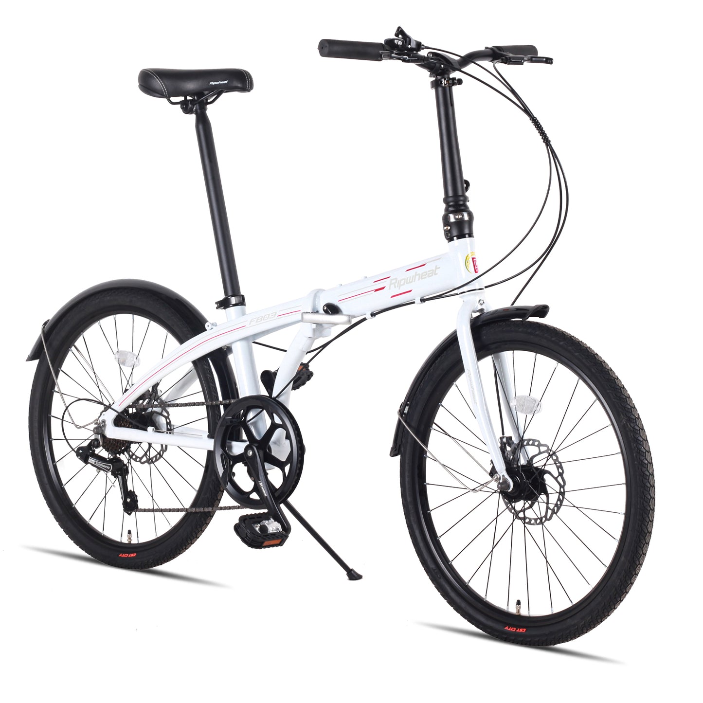 24インチ 折りたたみ自転車 アルミニウム合金 Ripwheat FB03