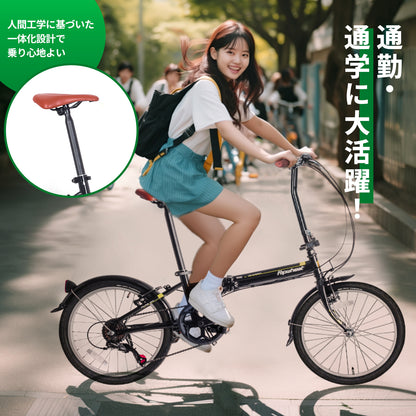 20 インチ 折りたたみ自転車 初心者向け Ripwheat FB01