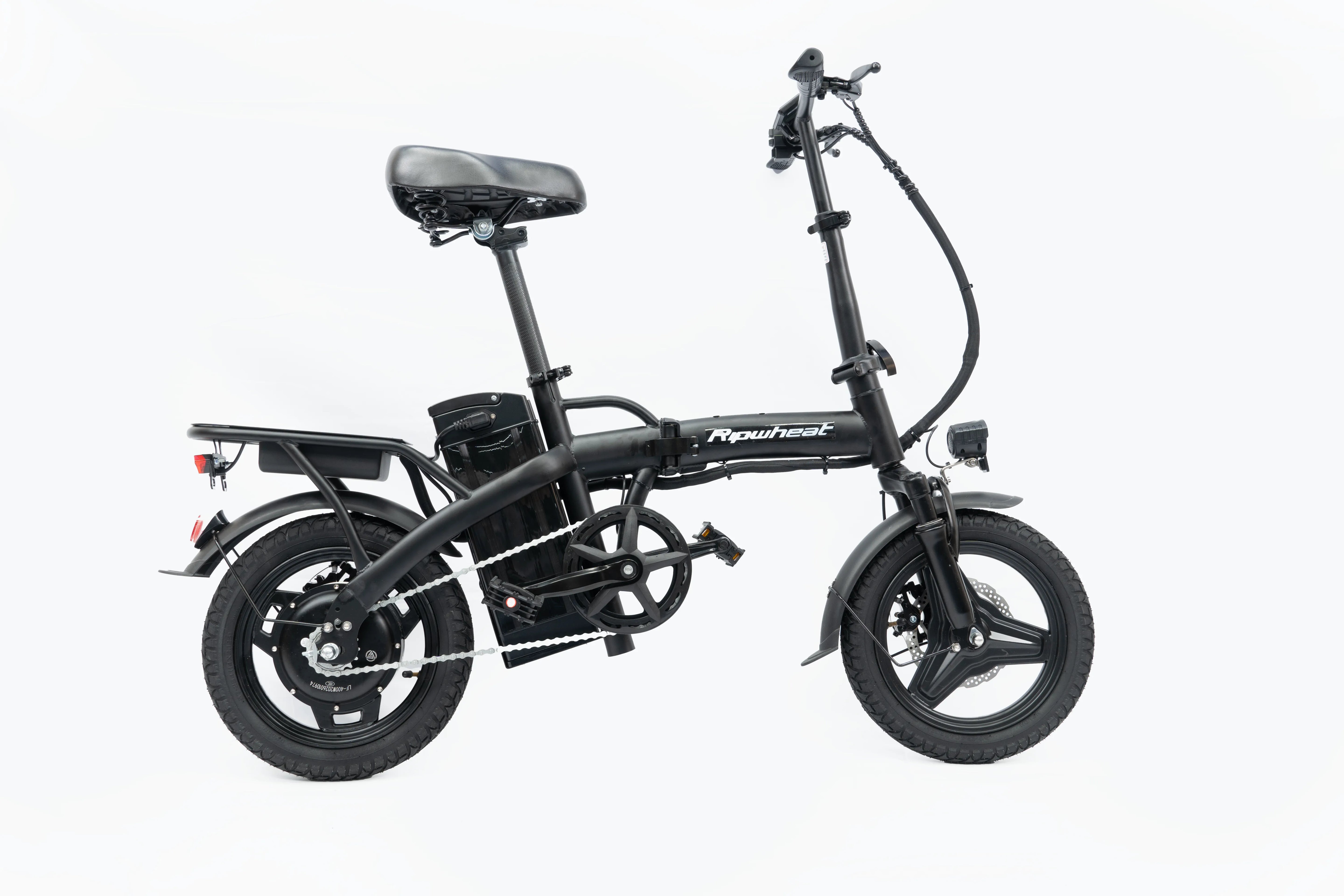 14インチ 折りたたみ電動アシスト自転車 Ripwheat T5